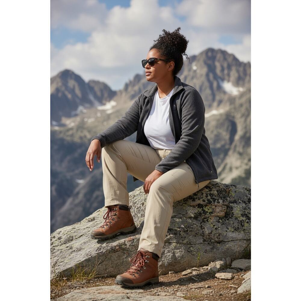 Eddie Bauer First Ascent Guide Pro Pants Women's 22W Zip Pockets Everyday Hiking